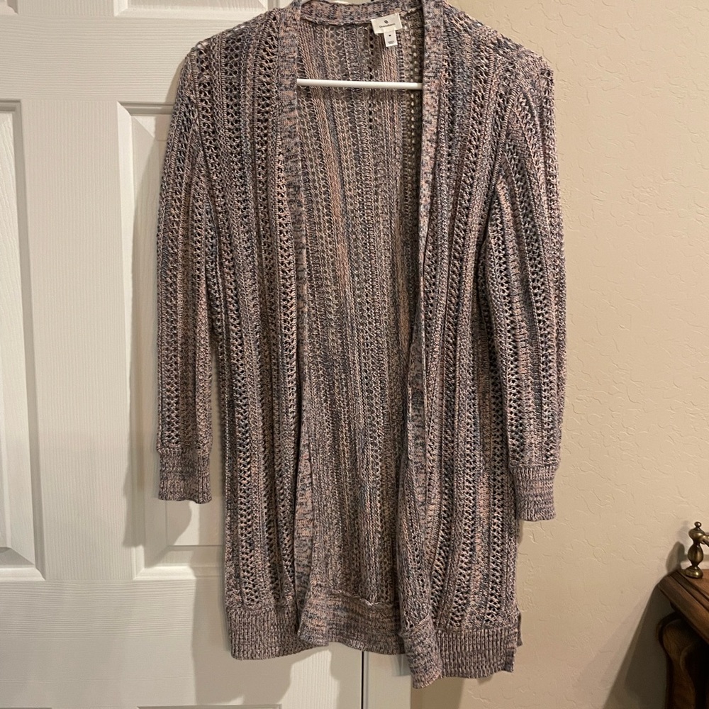Open front sweater